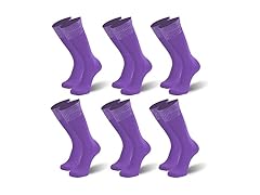 6 Pair Youth Knee High Athletic Socks
