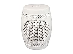 Sunnydaze Marrakesh Ceramic Garden Stool Side Table