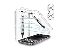 EZ-GLAZ iPhone 15 Pro Max Screen Protector 4+2 Pack