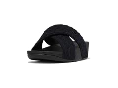 FitFlop Lulu Geo-Webbing Cross Slides