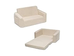 Delta Children Cozee Flip-Out Sherpa 2-in-1 Sofa
