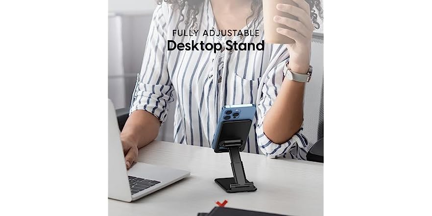 TALK WORKS Adjustable Cell Phone Desk Stand