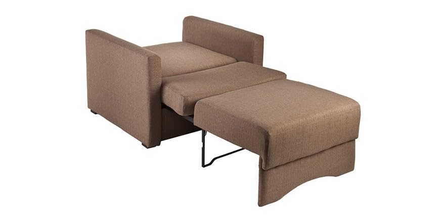 Tyndall Sleeper Chair w/ Storage - Nutmeg