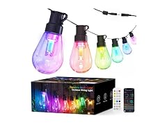 BDEKIL 50FT RGB+IC Outdoor String Lights