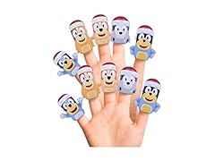 Bluey 10 Piece Holiday Finger Puppet Set