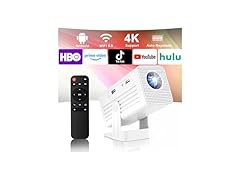 XENPONAD Mini Projector with WiFi and Bluetooth