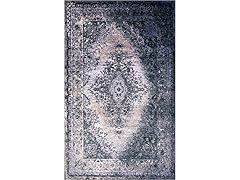 Superior Indoor Large Area Rug 6' x 9' Grey