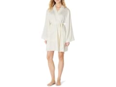 Amazon Essentials Satin Sleep Robe, Ivory (XS)