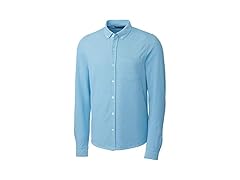 Cutter & Buck Men (M) Long Sleeve Knit Reach Shirt