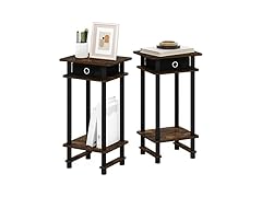 Furinno Turn-N-Tube Tall End Side Night Stand