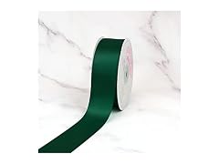 Creative Ideas Satin Single Face 1.5" Inch Ribbon, Emerald