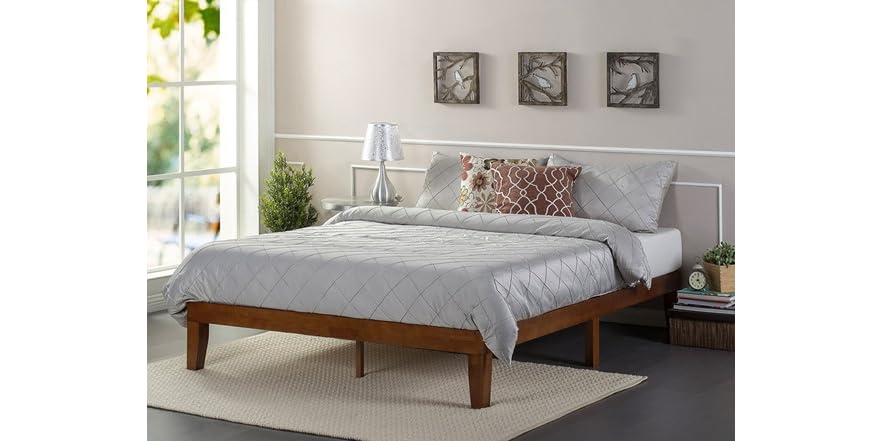 Zinus 12" Wood Platform Bed- King