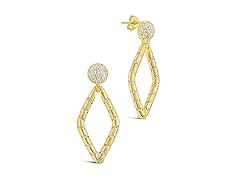 Sterling Forever Gisele Drop Studs