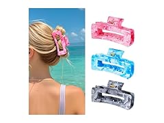 SHINLEA 3Pcs Hair Claw Clips for Women