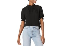 Amazon Essentials Women (XL) Fluid Shirt Black