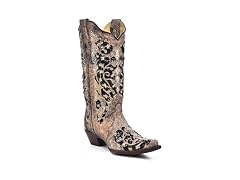 Corral Boots Women's Black Floral Wester