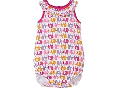 Zutano Girls (6 MOS) Ellas Elephants Ruffle Bubble