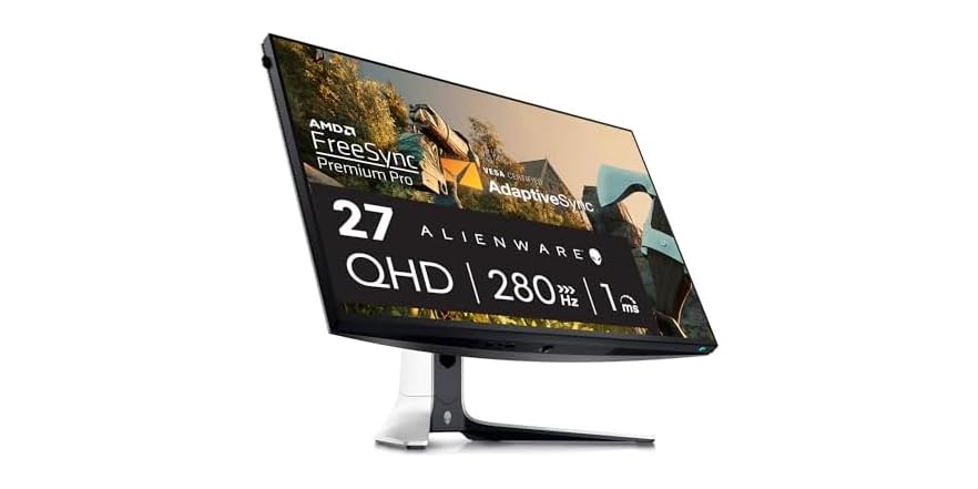 Alienware AW2723DF 27″ 2560×1440 IPS Nano Color 280Hz Gaming Monitor 9.99