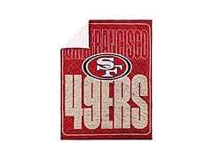SAN FRANCISCO 49ERS Big Game Sherpa Lined Throw
