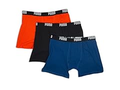 Puma Men's Cotton Boxer Briefs 6-Pack