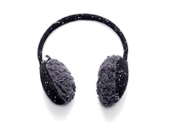 Solid Sprinkled Earmuffs, Black