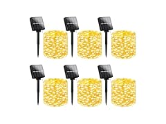Brightever Solar String Lights, 6-Pack Total 240FT