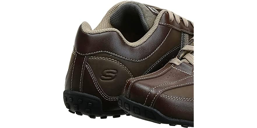 skechers men's citywalk malton oxford sneaker charcoal