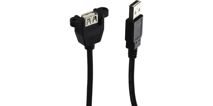 C2G USB A To A Cable 1 Foot - Data Transfer Cable For PC And Mac