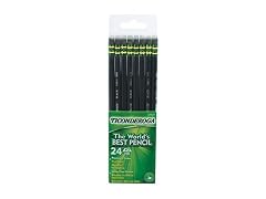 Dixon Ticonderoga Ticonderoga No. 2 Soft Pencils, 24 Count