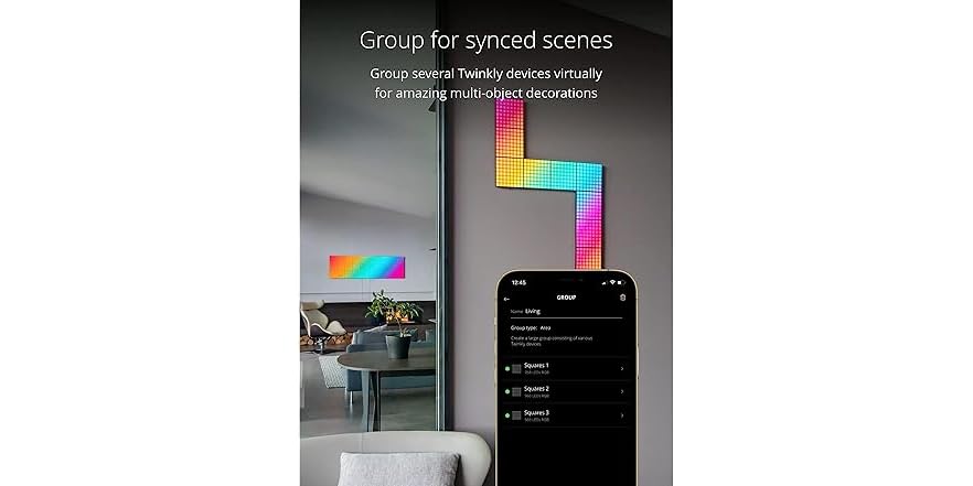 Twinkly Squares Master Panel, RGB LED Panel