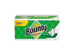 Bounty Paper Napkins White 200ct