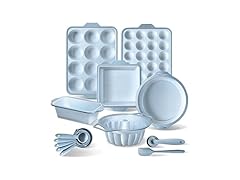 COOK WITH COLOR 17Pc Silicone Baking Set
