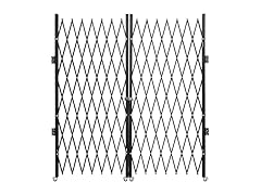 VEVOR Double Folding Security Gate, 6-1/2' H x 12' W