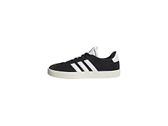 Adidas Womens VL Court 3.0 Sneakers - Black/White/Gold Metallic