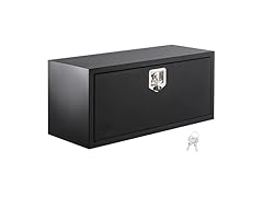 MOVECOM Steel Heavy Duty Truck Bed Tool Box Black