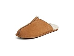 Dearfoams Men's Bradford Suede Slipper
