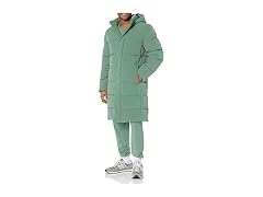Amazon Essentials Men (M) Hooded Long Puffer Coat