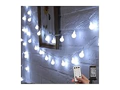 Minetom Globe String Lights, 66 Feet