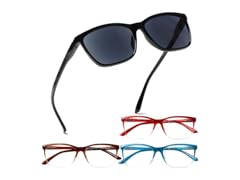 8 PK Spring Hinge Reading Glasses