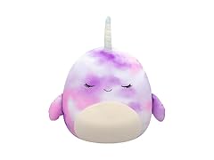 Squishmallows Original 20" Nabila Purple Tie-Dye Narwhal