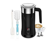 4-in-1 Milk Frother and Steamer (Black)