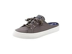  Sperry Crest Vibe Mule Canvas Grey 7.5