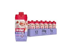 12CT SlimFast Protein Shake, Strawberry- 20g Protein