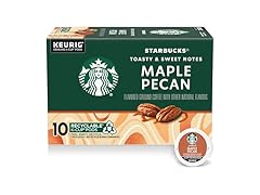 10CT Starbucks K-Cup Coffee Pods, Maple Pecan
