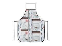 Violet Linen Vintage Baking Toile Chefs Cachet Pattern