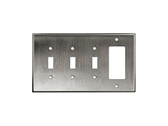  Wall Plate Triple Toggle Heirloom Silv
