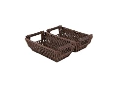OIAHOMY Wicker Storage Baskets 2Pk