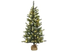 National Tree Company 4.5 ft. Pre-Lit Trinity Spruce Tree