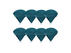 8 Pieces Triangle Powder Puff Peacock Blue