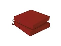 Outdoor Chair Pads with Ties 2 Pack